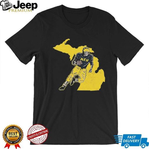 Skeleton Michigan Men Football Shirt