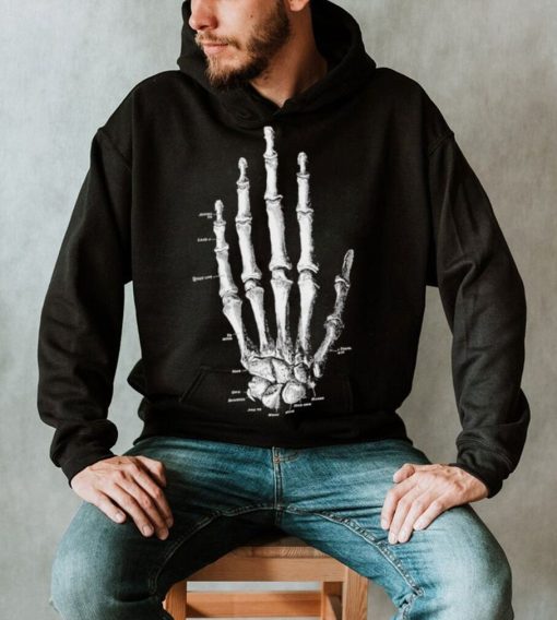 Skeleton hand quiet life art shirt