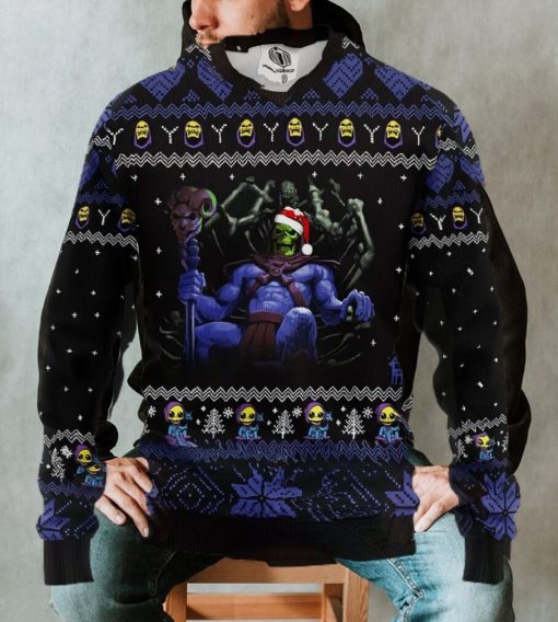 Skeletor Ugly Christmas Sweater, Xmas Sweatshirt