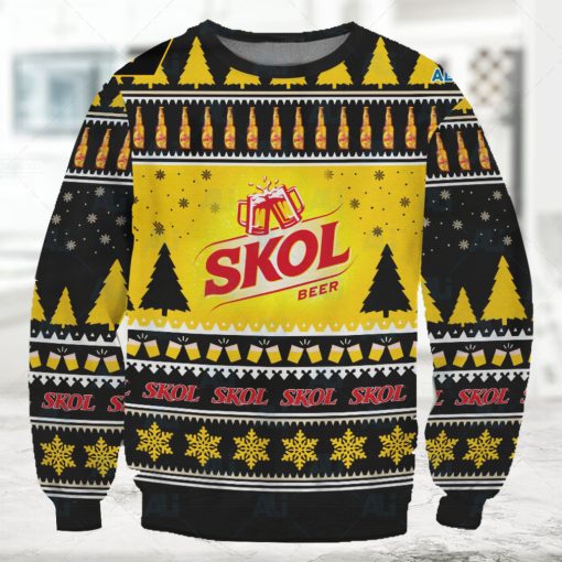 Skol Beer Ugly Christmas Sweater