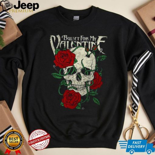 Skull And Roses Rock Band Bullet For My Valentine Shirt