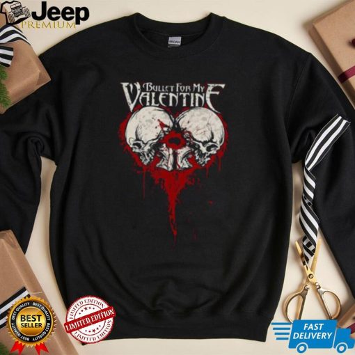 Skull Heart Rock Band Bullet For My Valentine Shirt