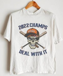 Skull Houston Astros H Town 2022 World Champs Deal With It Shirt