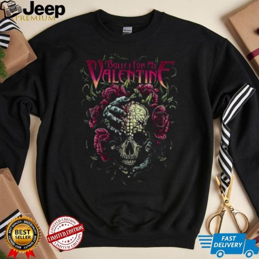 Skull N Roses Rock Band Bullet For My Valentine Shirt