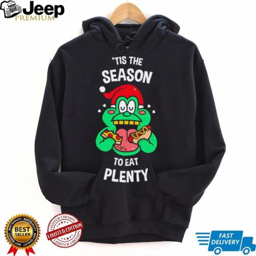 Slimer from Ghostbusters ’tis the season to eat plenty shirt