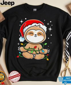 Sloth Christmas Tree Lights shirt