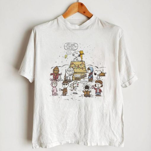 Snoopy Peanuts he’s going to shoot his eye out Xmas 2022 shirt