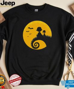 Snoopy and Charlie Brown the Nightmare before Christmas Halloween 2022 shirt