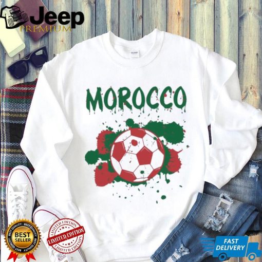 Soccer Proud Fan Graphic Morocco Shirt