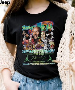 Space Jam 25th anniversary 1996 2021 Michael Jordan signature t shirt t shirtat Haywood Beach