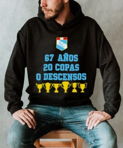 Sporting cristal 67 anos 20 copas 0 descensos T shirt