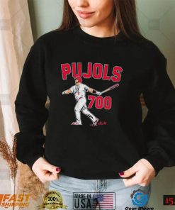 St Louis Baseball Albert Pujols 700 Home Runs T Shirt0