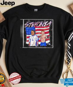 Stefonia American flag shirt