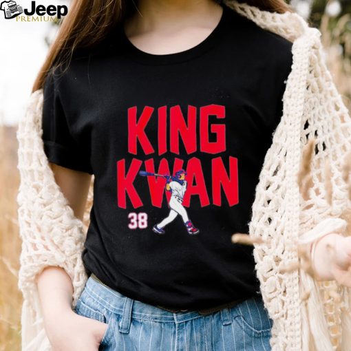 Steven Kwan 38 King Kwan Baseball Shirt