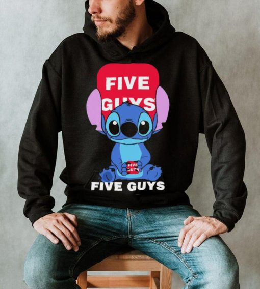 Stitch Hug Five Guys Shirt