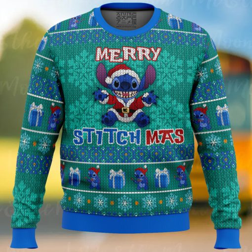 Stitch Merry Stitchmas Ugly Christmas Sweater