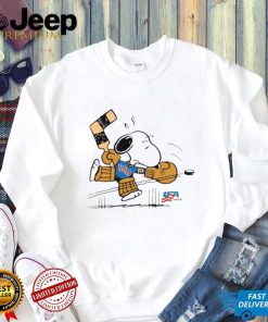 Streaker sport x Peanuts usa hockey Snoopy goalie t shirt