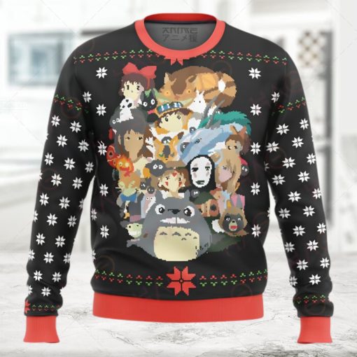 Studio Ghibli Xmas Main Ugly Christmas Sweater