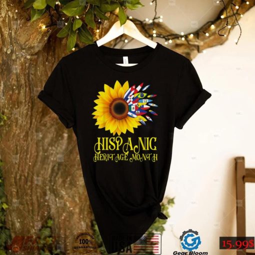 Sunflower Hispanic Latino Americans Hispanic Heritage Month New Design T Shirt