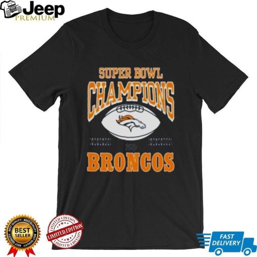 Super Bơl champions 50 Broncos shirt