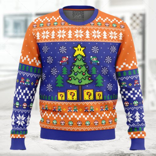 Super Bros Christmas Super Mario Bros Ugly Christmas Sweater