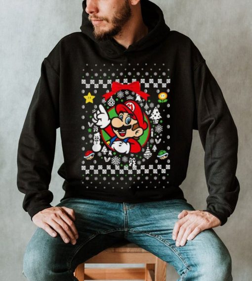 Super Mario Classic Ugly Christmas T Shirt Mario Graphic