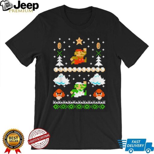 Super Mario Mario Goomba Ugly Christmas T Shirt