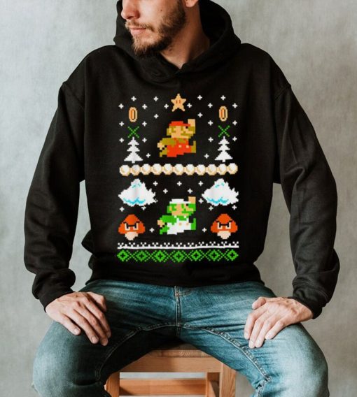 Super Mario Mario Goomba Ugly Christmas T Shirt