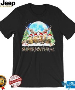 Supernatural Characters Chibi Santa 2022 Merry Christmas Shirt