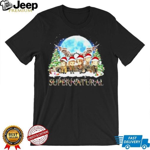 Supernatural Characters Chibi Santa 2022 Merry Christmas Shirt