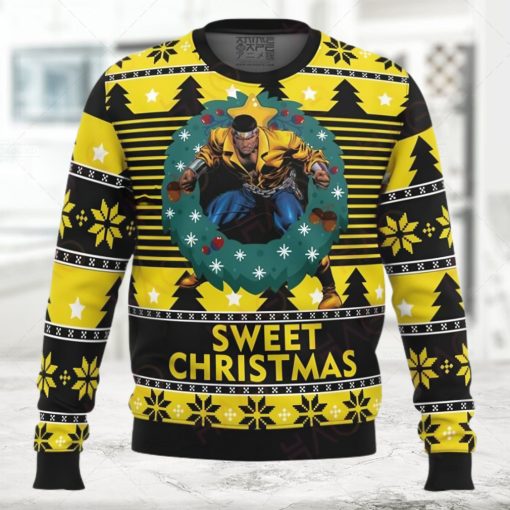 Sweet Christmas Luke Cage Ugly Christmas Sweater