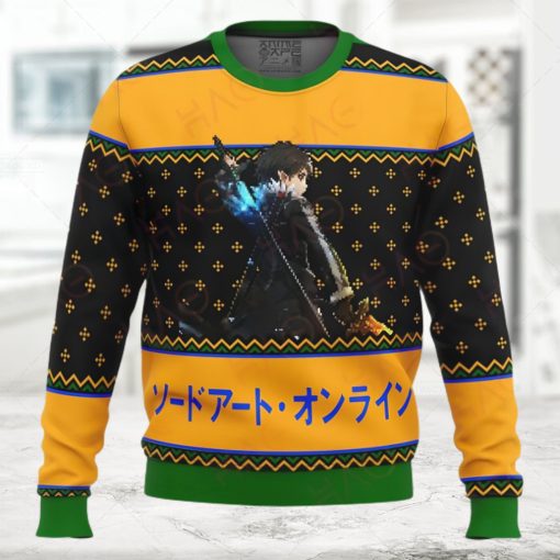 Sword Art Online Beater Ugly Christmas Sweater