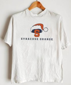 Syracuse Orange Logo With Santa Hat Christmas Shirt