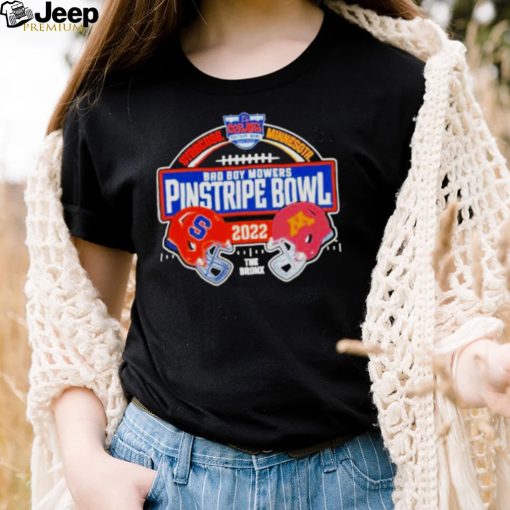 Syracuse Orange Vs Minnesota Golden Gophers 2022 Pinstripe Bowl Match up Unisex T Shirt