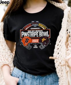 Syracuse orange 2022 pinstripe bowl shirt