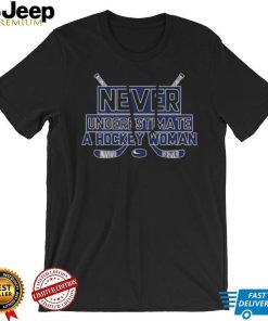 Tampa Bay Lightning Map Never Underestimate A Hockey Women Shirt