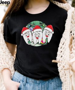 Teeth Santa Hat Chrismas Xcool Giftmas Dental Assistant Hygienist Meaningful Gif Shirt