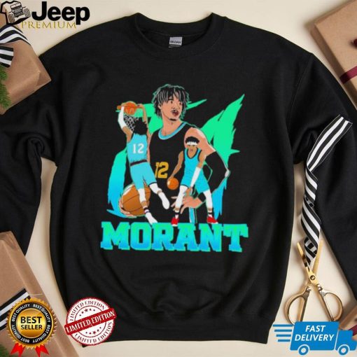 Temetrius Jamel Ja Morant Retro Fanart Shirt