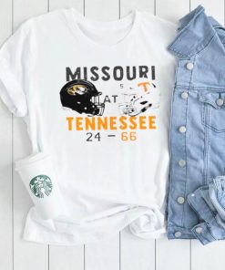 Tennessee 66 24 Missouri Football 2022 game day matchup final score shirt