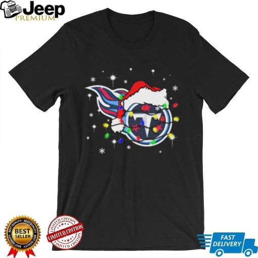 Tennessee Titans Santa Hat Christmas Light Shirt