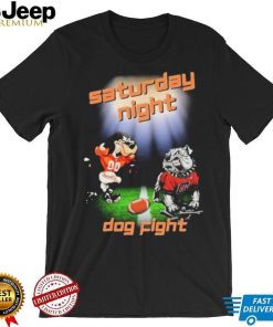 Tennessee Vols Vs Georgia Bulldogs Saturday Night Dog Fight Shirt