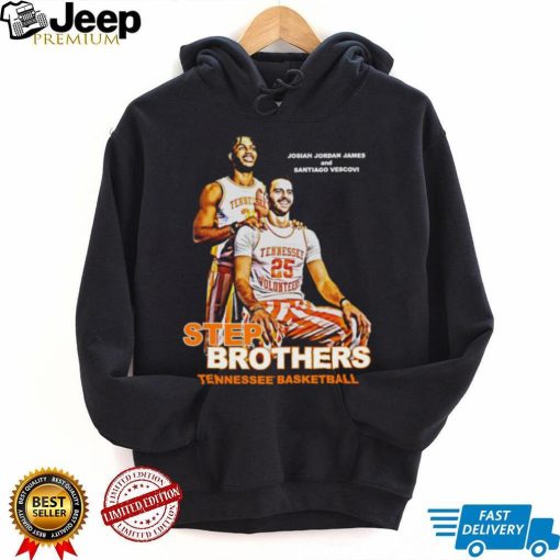 Tennessee Volunteers Josiah Jordan James and Santiago Vescovi Step Brothers 2022 shirt