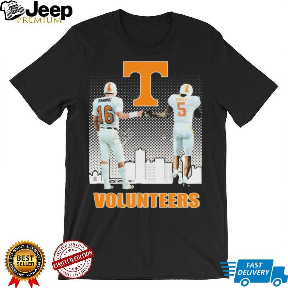 Tennessee Volunteers Peyton Manning And Hendon Hooker Signatures Shirt ...