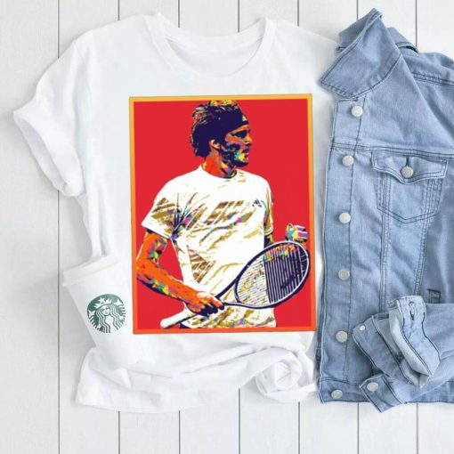 Tennis Alexander Zverev Red Graphic shirt