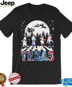 Texas Sports Abbey Road 2022 Merry Christmas Signatures Shirt