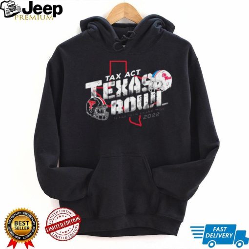 Texas Tech Vs Ole Miss 2022 TaxAct Texas Bowl State Shirt