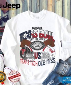 Texas Tech Vs Ole Miss TaxAct Texas Bowl Dec 28, 2022 Shirt