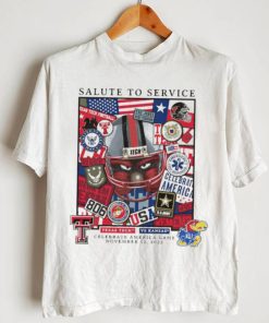 Texas Tech vs. Ku 2022 Salute to service T Shirt