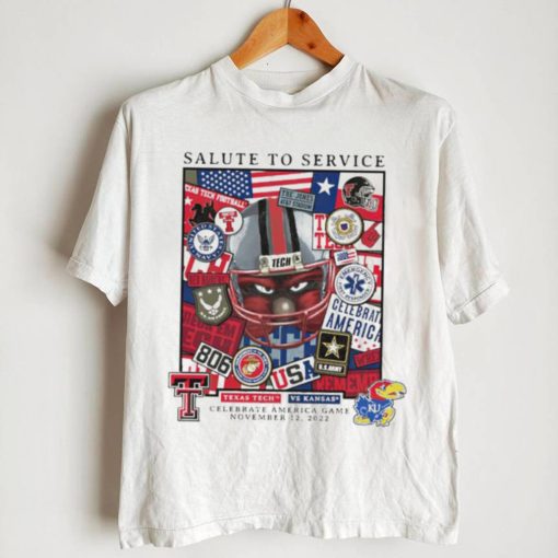 Texas Tech vs. Ku 2022 Salute to service T Shirt