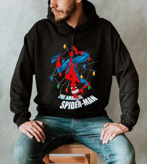 The Amazing Glow Spider man Christmas T Shirt